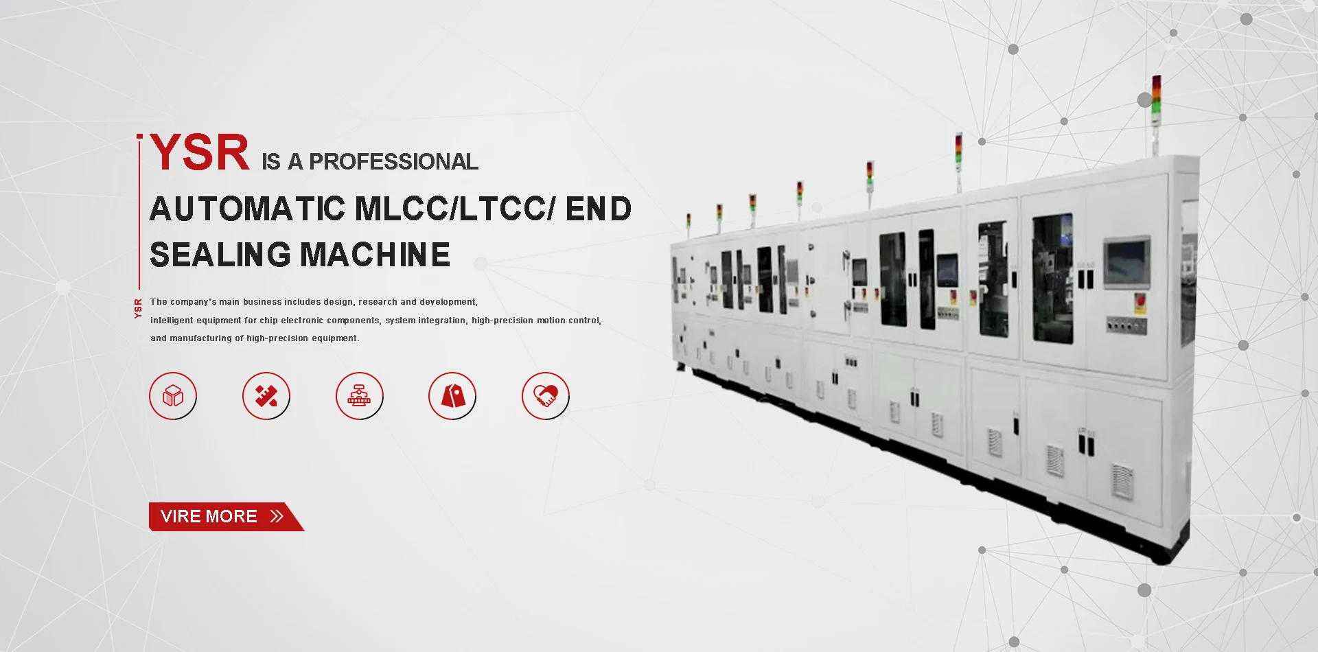 เครื่องปิดผนึก MLCC/ LTCC/ สิ้นสุดอัตโนมัติ